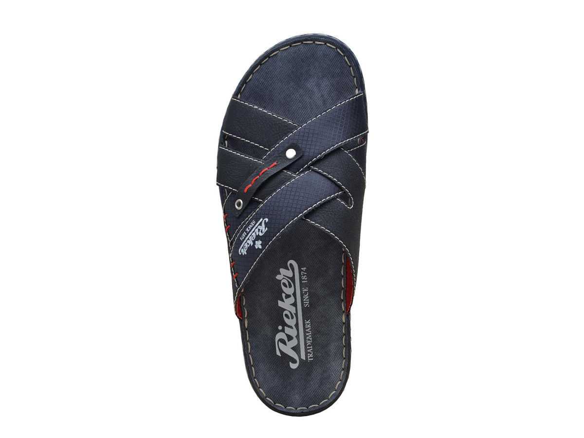 detail Pánske šľapky RIEKER 21099/14 BLAU F/S 8