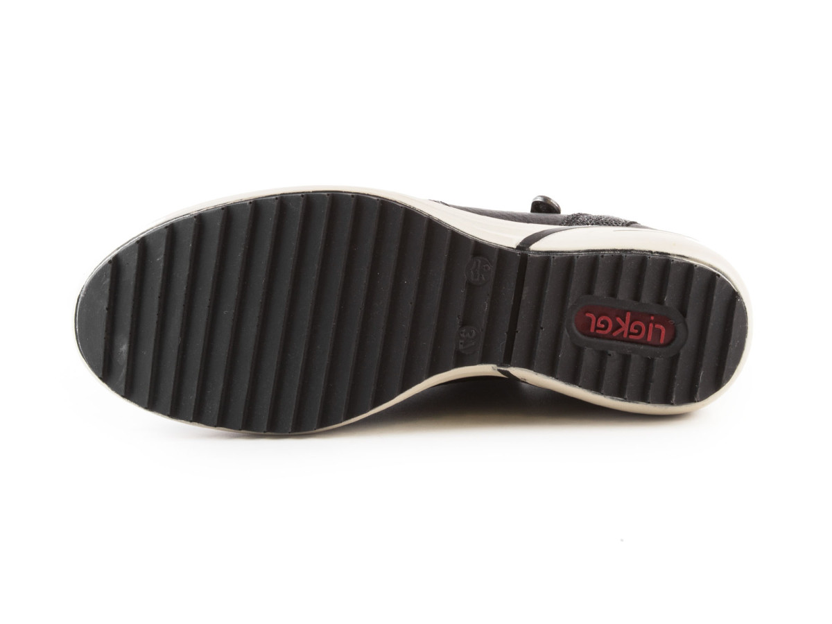 detail Dámská obuv RIEKER M9350/00 SCHWARZ KOMBI H/W 7