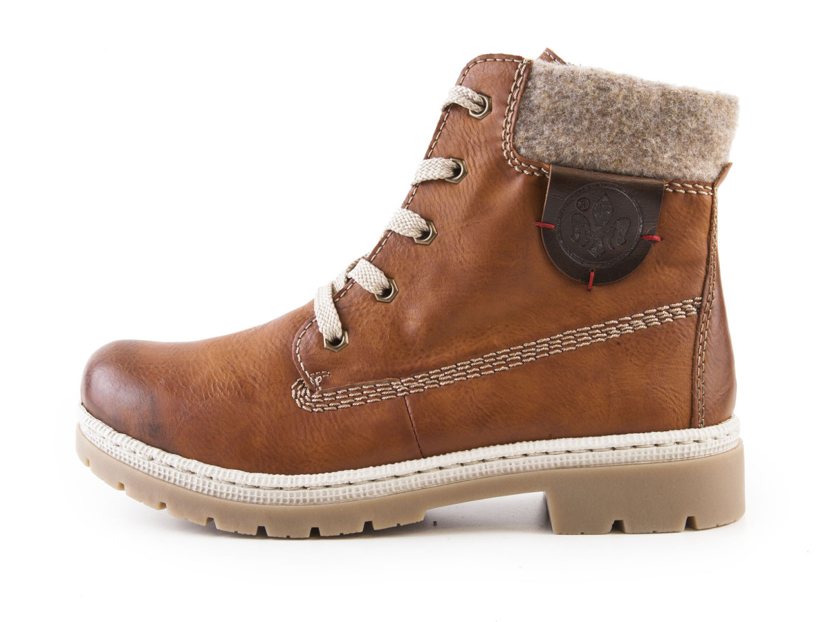 detail Dámská obuv RIEKER Y9420/24 BRAUN KOMBI H/W 7
