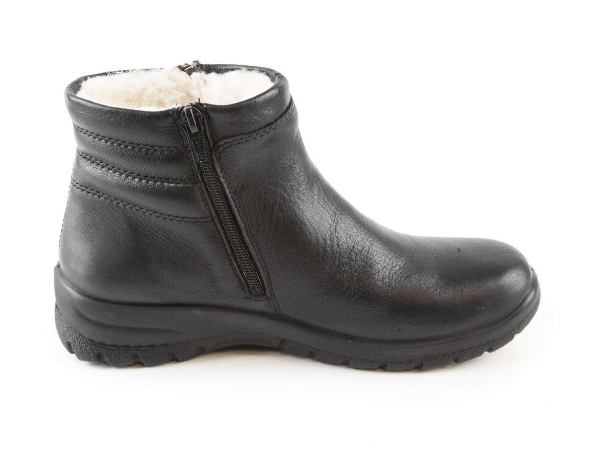 detail Dámské černé kotníkové boty RIEKER Z7163/00 SCHWARZ H/W 7