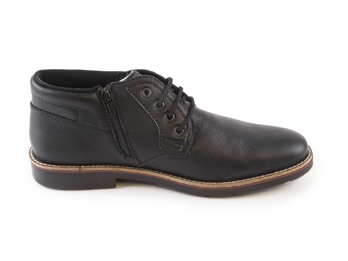detail Pánské černé kotníkové boty RIEKER 15339/00 SCHWARZ H/W 7