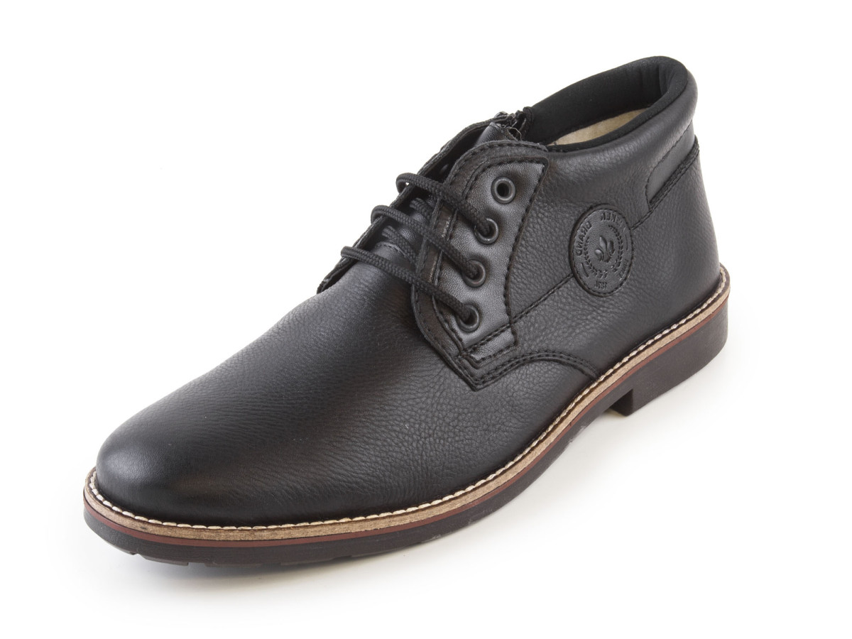 detail Pánské černé kotníkové boty RIEKER 15339/00 SCHWARZ H/W 7