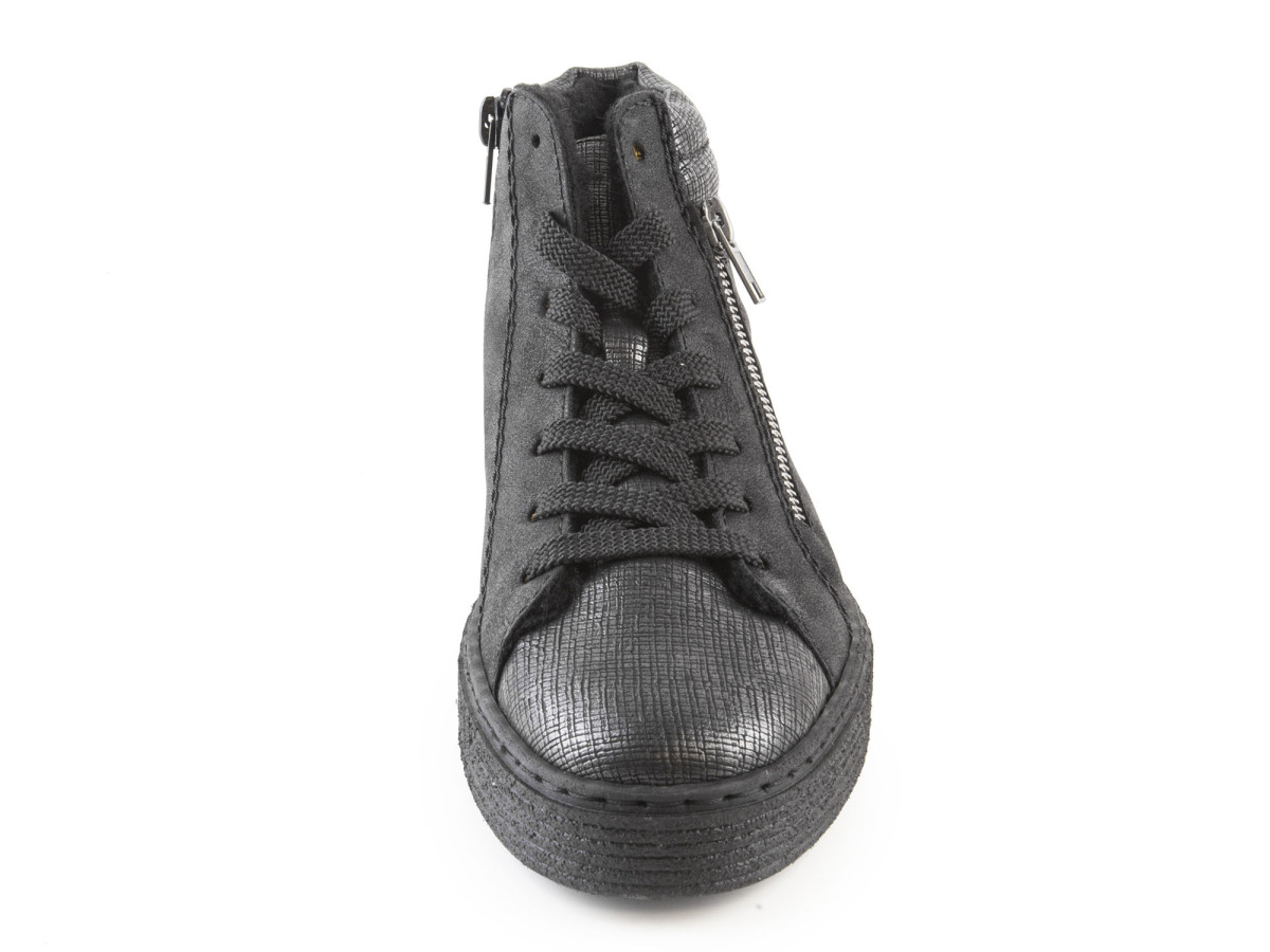 detail Dámska členková obuv RIEKER 51611/45 SCHWARZ KOMBI H/W 7