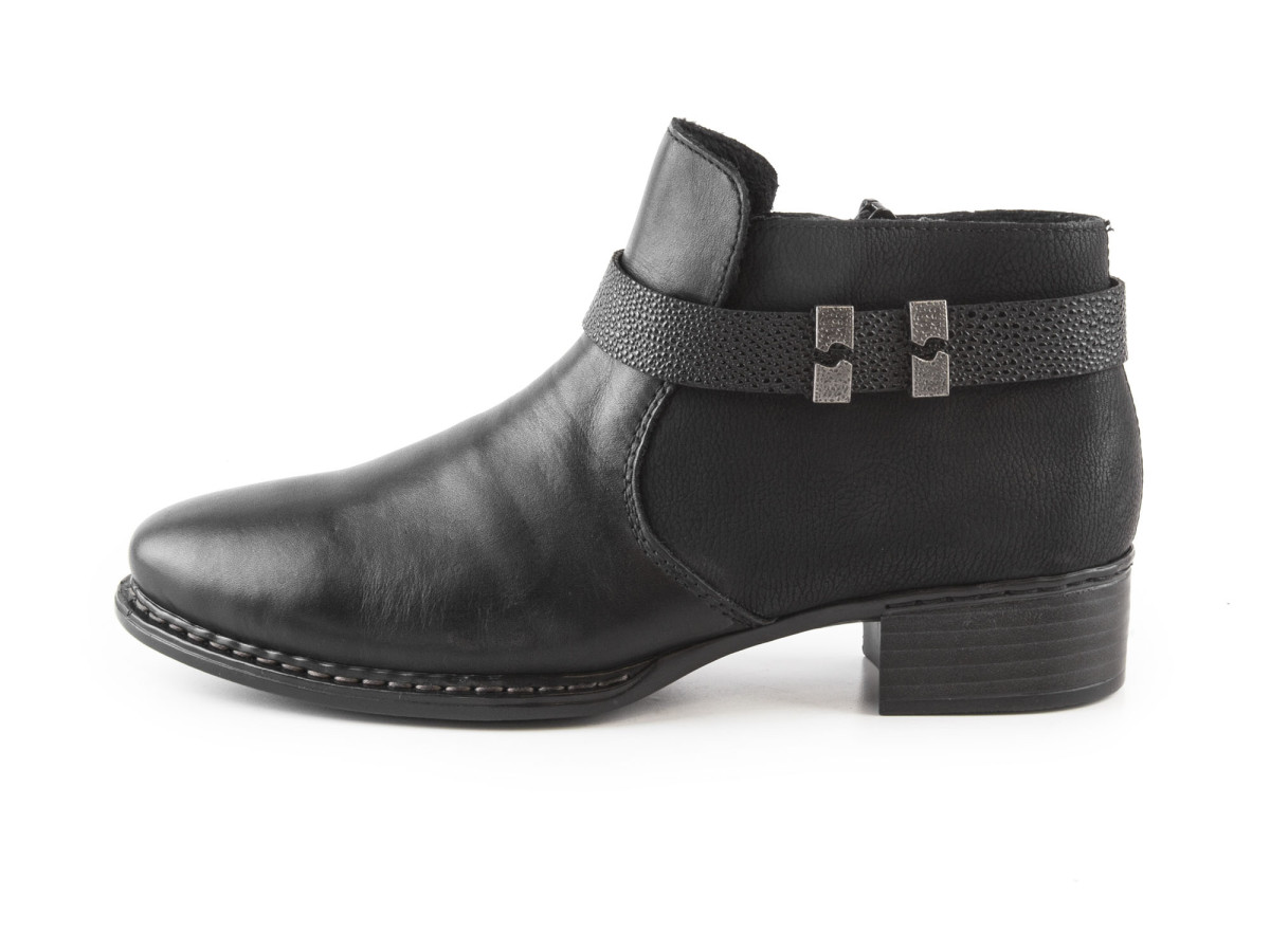 detail Dámská obuv RIEKER 73660/01 SCHWARZ KOMBI H/W 7