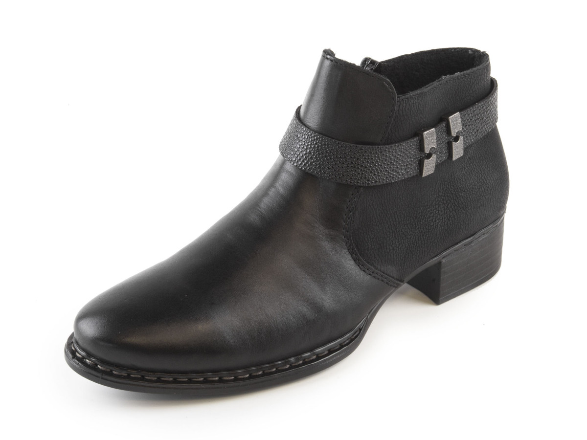 detail Dámská obuv RIEKER 73660/01 SCHWARZ KOMBI H/W 7