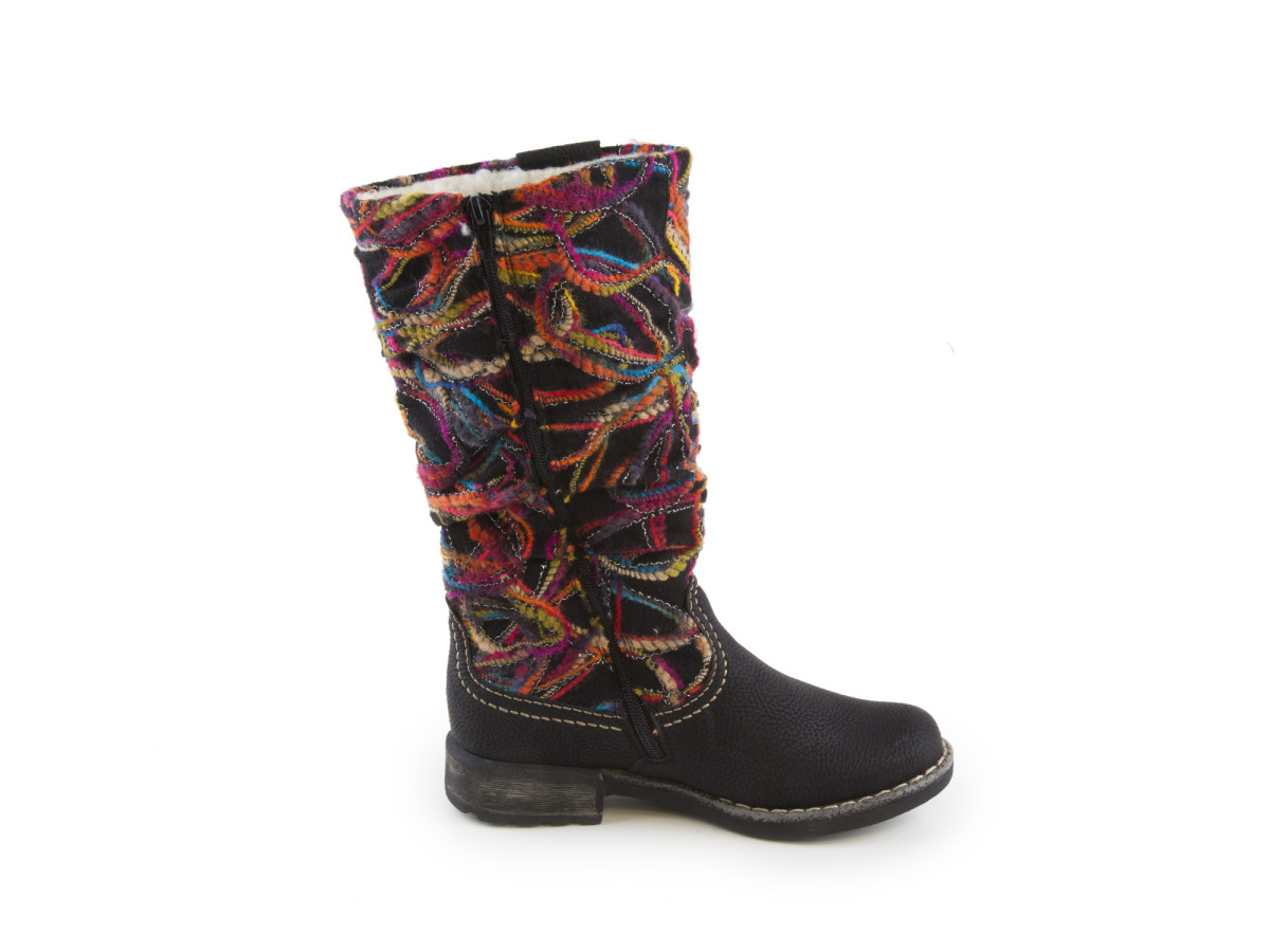 detail Dámská obuv RIEKER 74663/00 SCHWARZ KOMBI H/W 7