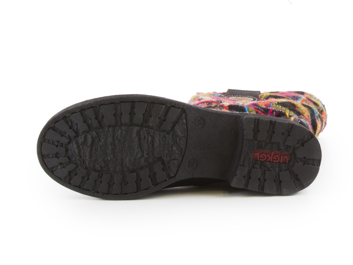 detail Dámská obuv RIEKER 74663/00 SCHWARZ KOMBI H/W 7