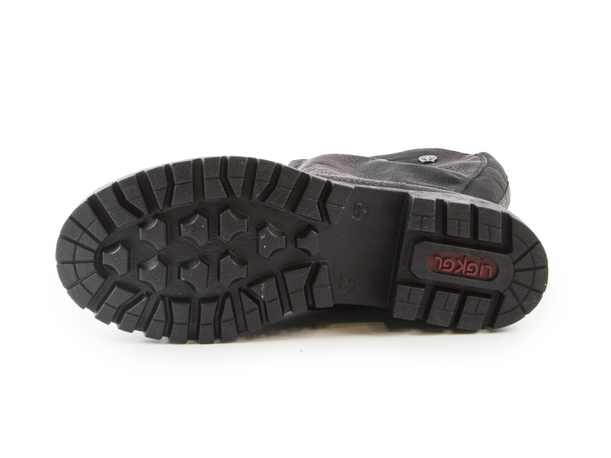 detail Dámské černé kozačky RIEKER 78554/00 SCHWARZ H/W 7