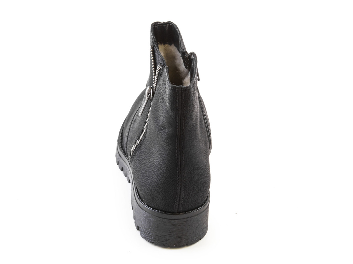 detail Dámská kotníková obuv RIEKER 78561/00 SCHWARZ H/W7