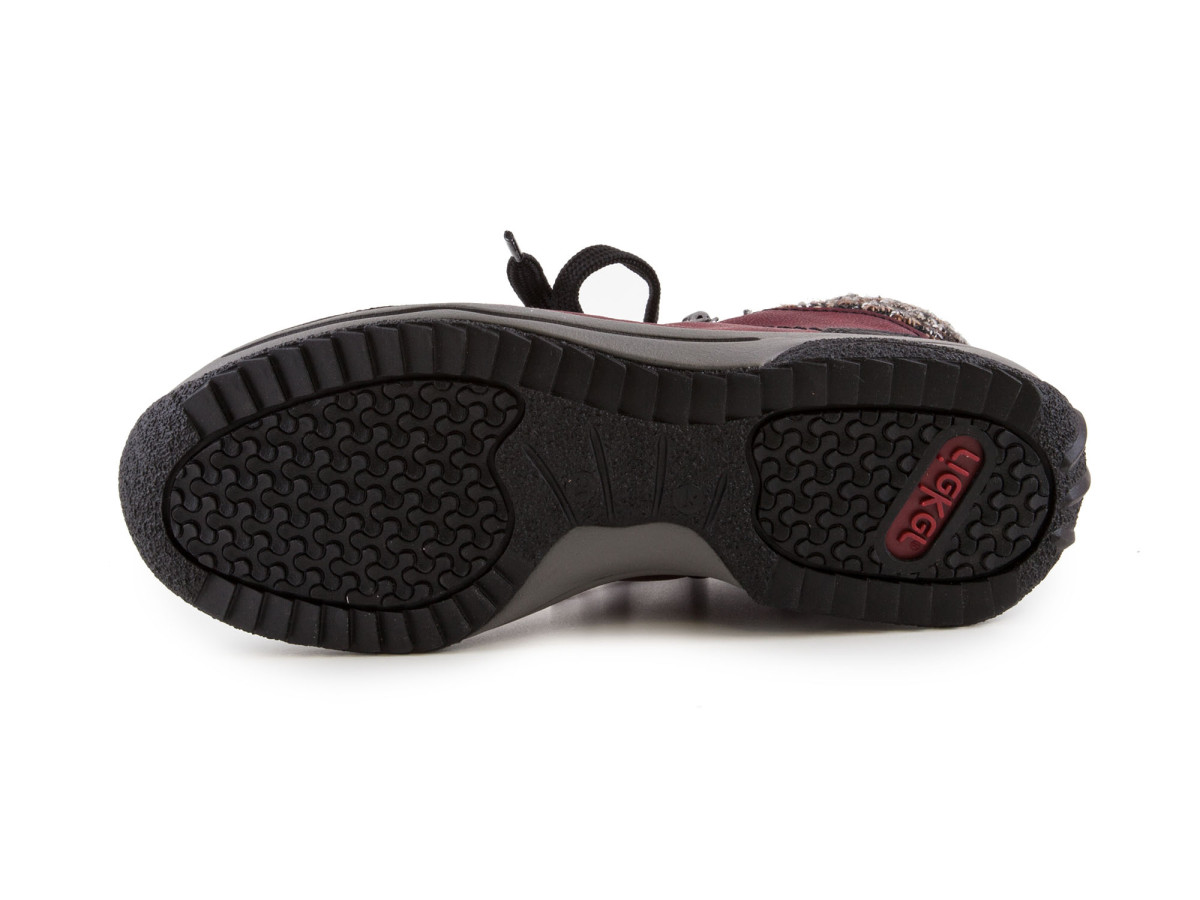 detail Dámská obuv RIEKER L5223/05 SCHWARZ/WINE H/W 7