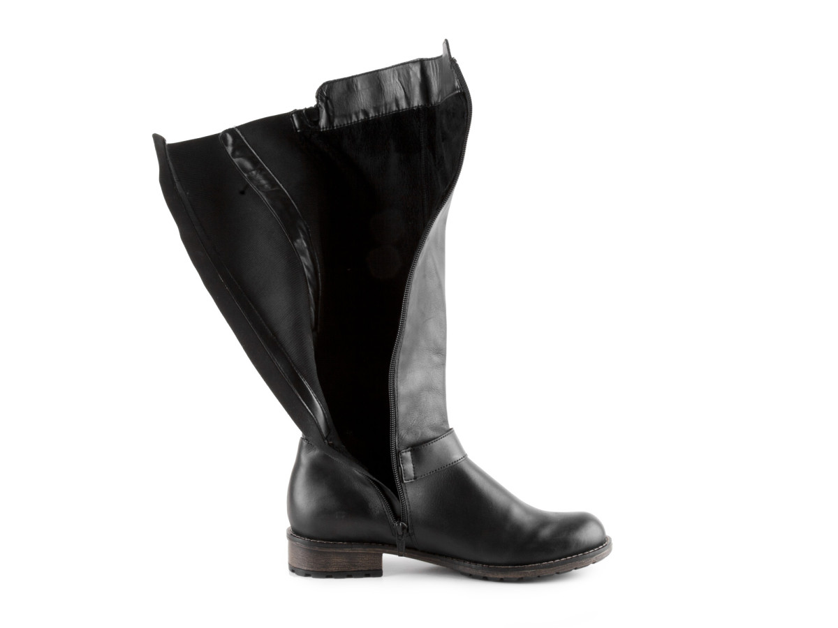 detail Dámské černé kozačky REMONTE R3358/01 SCHWARZ H/W 7