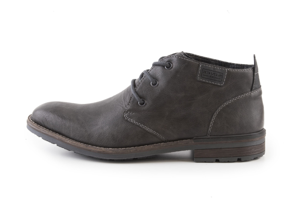 detail Pánské kotníkové boty se šněrováním B1340-48 / šedá