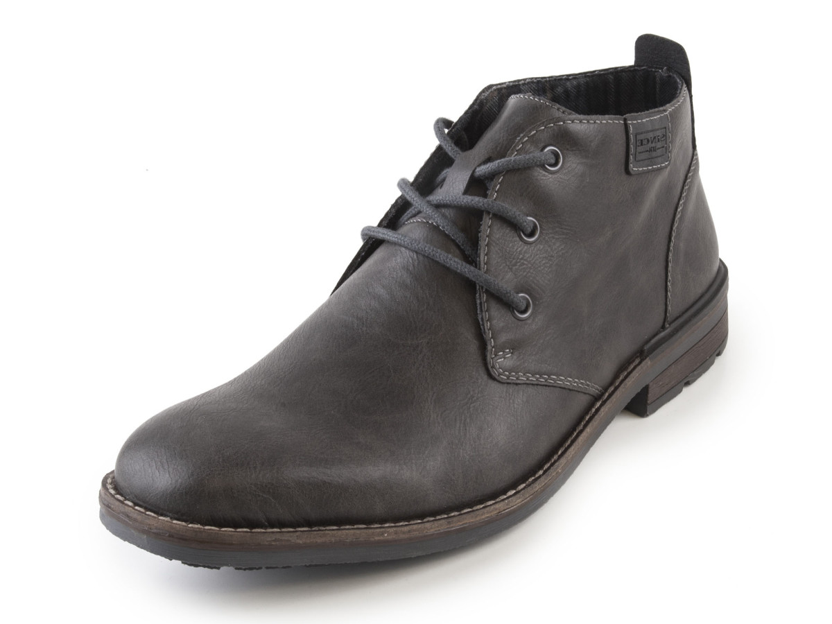 detail Pánské kotníkové boty se šněrováním B1340-48 / šedá