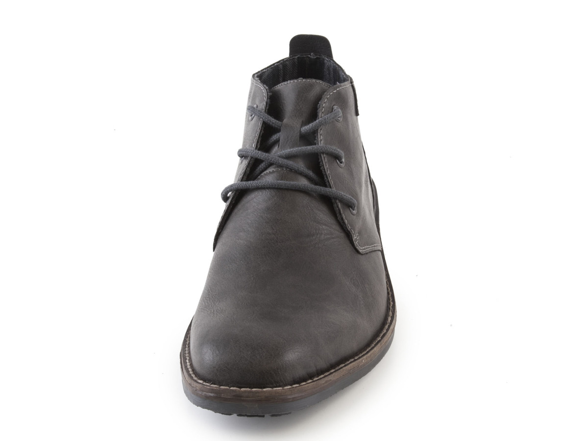 detail Pánské kotníkové boty se šněrováním B1340-48 / šedá