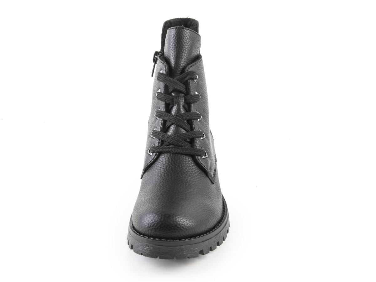detail Dámské černé kotníkové boty RIEKER 785A8/00 SCHWARZ H/W 7