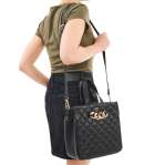 náhled Dámská kabelka RIEKER H1505-00 černá S3