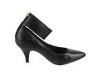 náhled Elegantní lodičky s páskem kolem kotníku 1-22406-33 / černá