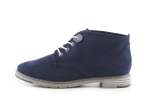 náhled Dámské jarní/letní perforované boty ke kotníku šíře H 8-25263-28 / navy modrá