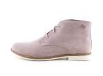 náhled Dámské kožené kotníkové boty se šněrováním 5-25100-28 / růžová