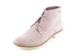 náhled Dámské kožené kotníkové boty se šněrováním 5-25100-28 / růžová