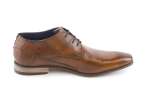 náhled Pánské mírně vyšší polobotky se šněrováním 312-10502 / hnědá (cognac)