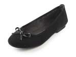 náhled Dámské balerínky s lakovanou mašličkou šíře H 8-22164-29 / černá