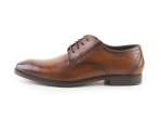 náhled Pánské kožené polobotky se šněrováním R3505-1W / hnědá (cognac)