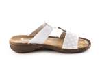 náhľad Dámske šľapky RIEKER 60885/80 WEISS F/S 8