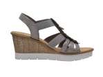 náhled Dámské sandály RIEKER 65505/42 GRAU KOMBI F/S 8