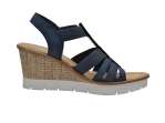 náhľad Dámske sandále RIEKER 65515/14 BLAU F/S 8