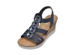 náhľad Dámske sandále RIEKER 65515/14 BLAU F/S 8
