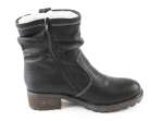 náhled Dámské černé kotníkové boty RIEKER Y0463/00 SCHWARZ H/W 7