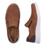 náhled Pánské mokasíny RIEKER RIE-10103633-S3 hnědá