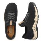 náhľad Dámske tenisky RIEKER L0563-00 čierna S3