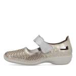 náhled Dámské polobotky RIEKER 41380-62 zlatá S3