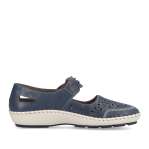 náhled Dámské polobotky RIEKER 44896-12 modrá S3