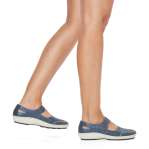 náhled Dámské polobotky RIEKER 44896-12 modrá S3