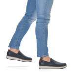 náhled Pánské mokasíny RIEKER B6354-14 modrá S3