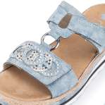 náhled Dámské nazouváky RIEKER V7986-12 modrá S6