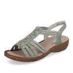 náhled Dámské sandály RIEKER RIE-10202394-S3 zelená