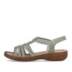 náhled Dámské sandály RIEKER RIE-10202394-S3 zelená