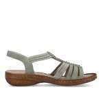 náhled Dámské sandály RIEKER RIE-10202394-S3 zelená