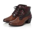 náhled Dámská kotníková obuv RIEKER Y2133-24 hnědá W0