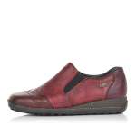 náhled Dámské mokasíny RIEKER RIE-10100186-W1 červená