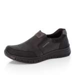 náhled Pánské mokasíny RIEKER B5661-01 černá W1