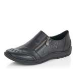 náhled Dámské mokasíny RIEKER RIE-10100266-W1 černá