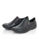 náhled Dámské mokasíny RIEKER RIE-10100266-W1 černá