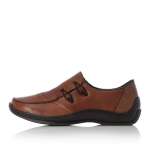 náhled Dámské mokasíny RIEKER RIE-10100389-W0 hnědá