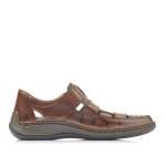 náhled Pánské polobotky RIEKER 05268-25 hnědá S1