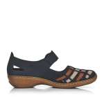 náhled Dámské polobotky RIEKER 41369-14 modrá S5